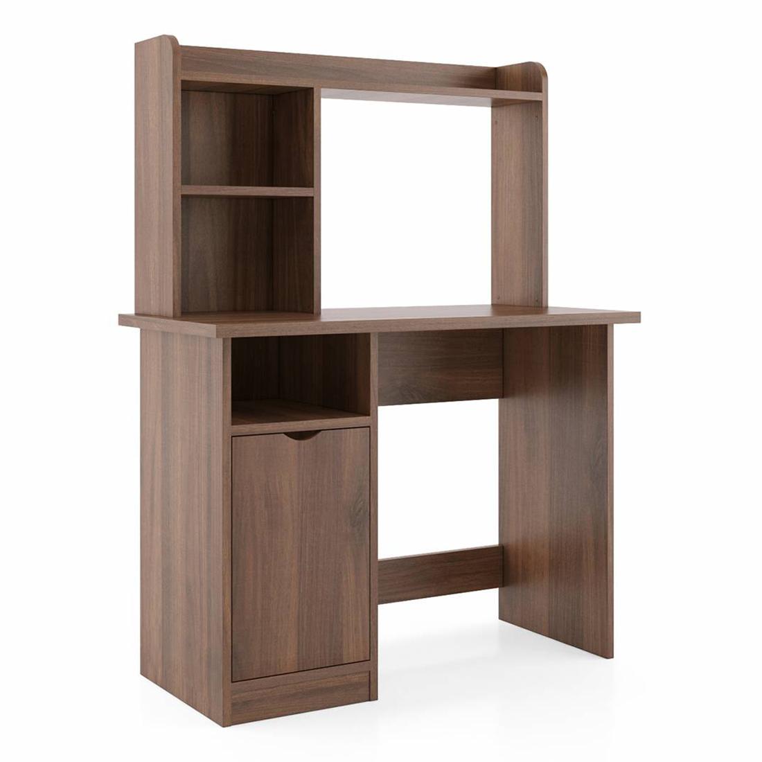 Bond Engineered Wood Study Table in Classic Walnut Finish