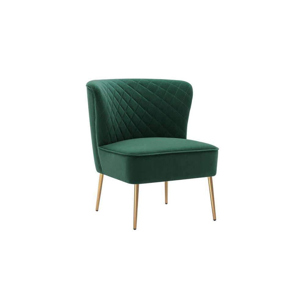 Ruba Accent Chair in Green Colour
