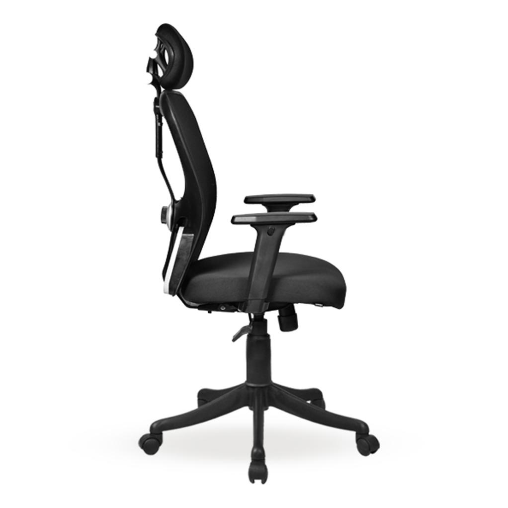 Edmund Study Chair in Black Colour