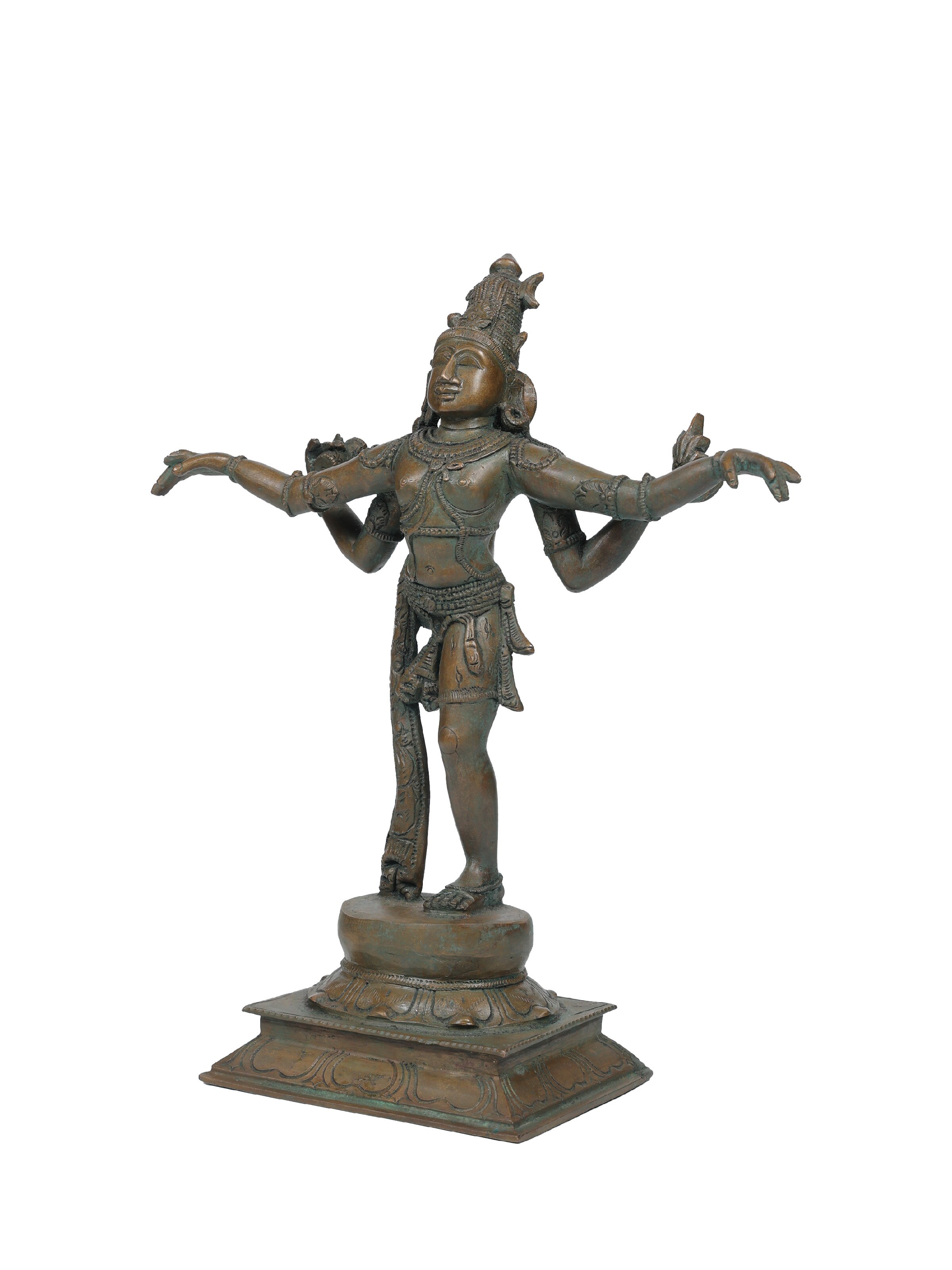 Bronze Cast Viruchiga Thandavam Idol