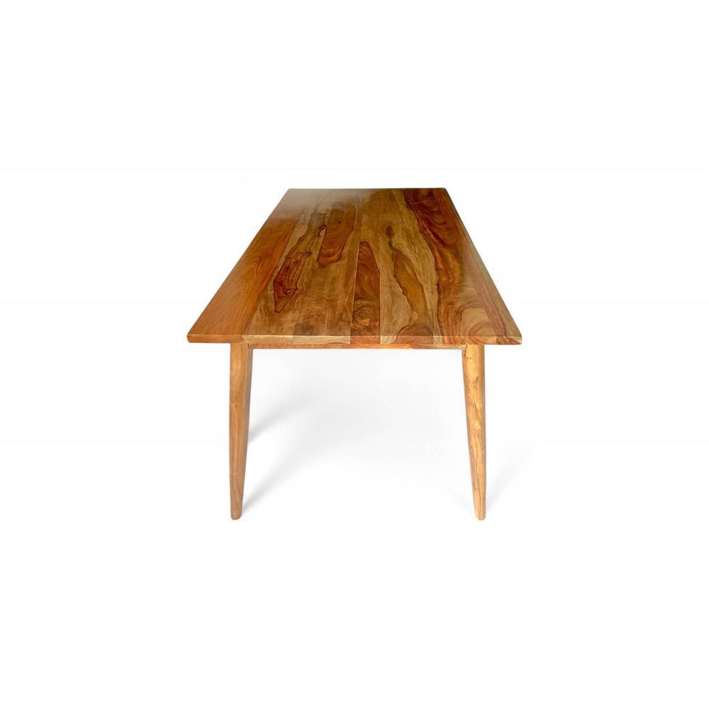 Oakmont Sheesham Wood Dining Table In Teak Finish