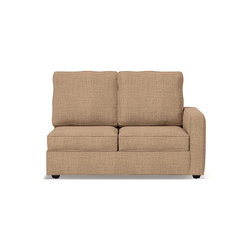 Apollo Sofa (Colour : Sandshell Beige, Cushion : Hard, Back Type : High Back, Seating Capacity : Left Aligned 2 Seater + Left Aligned Chaise)