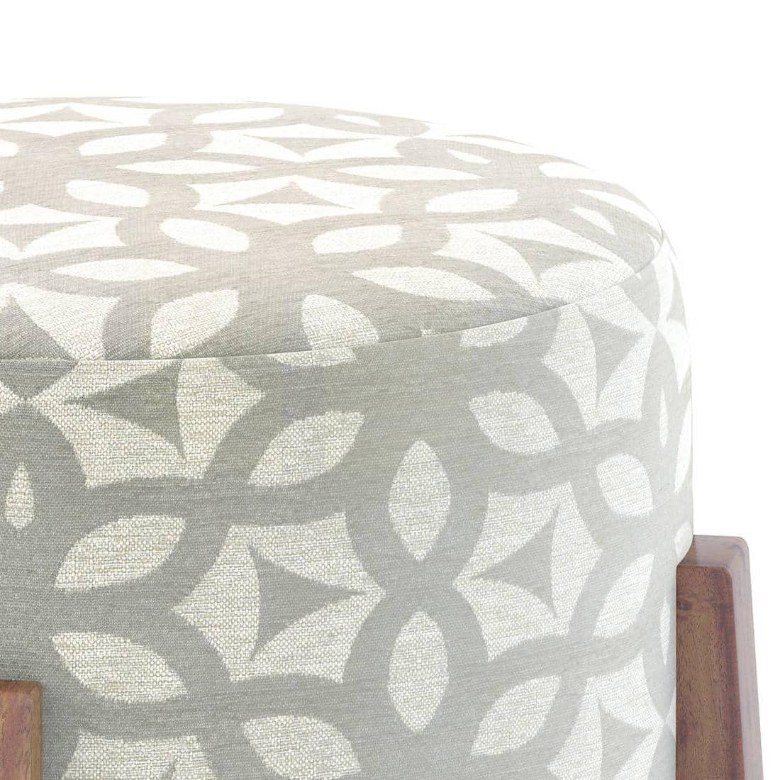 Nicole Stool in Grey Lattice Colour