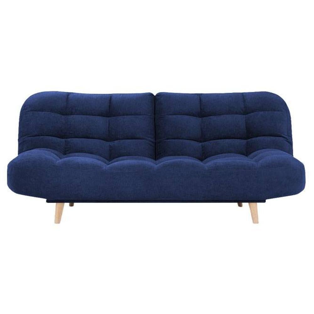 Bonnes 3 Seater Sofa Cum Bed In Navy Blue Color