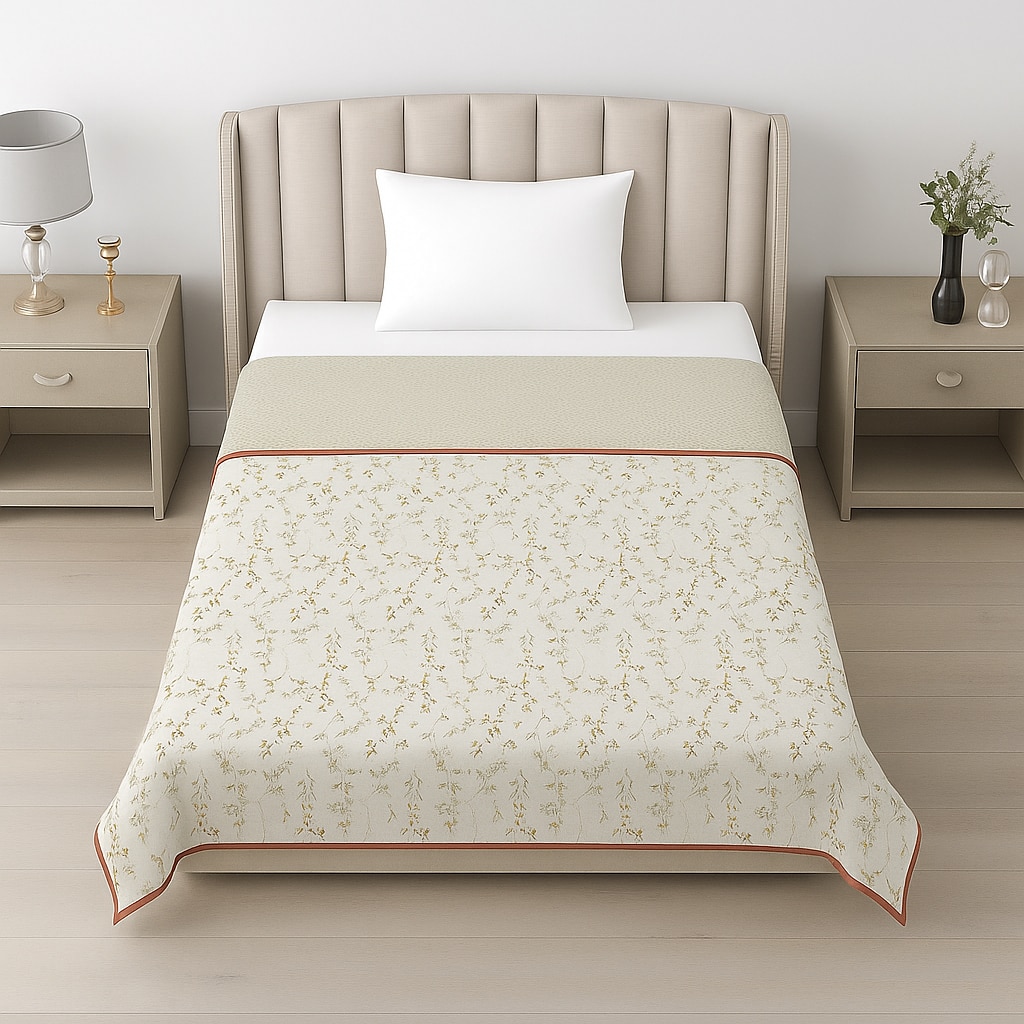 Threads Silky Touch Premium Super Soft Cozy Single Bed Comforter 220 X 160 Cms