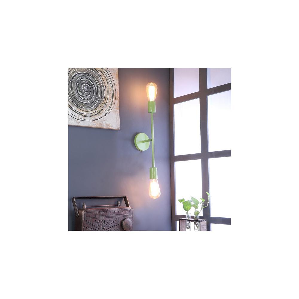 Filo Green Metal Wall Light