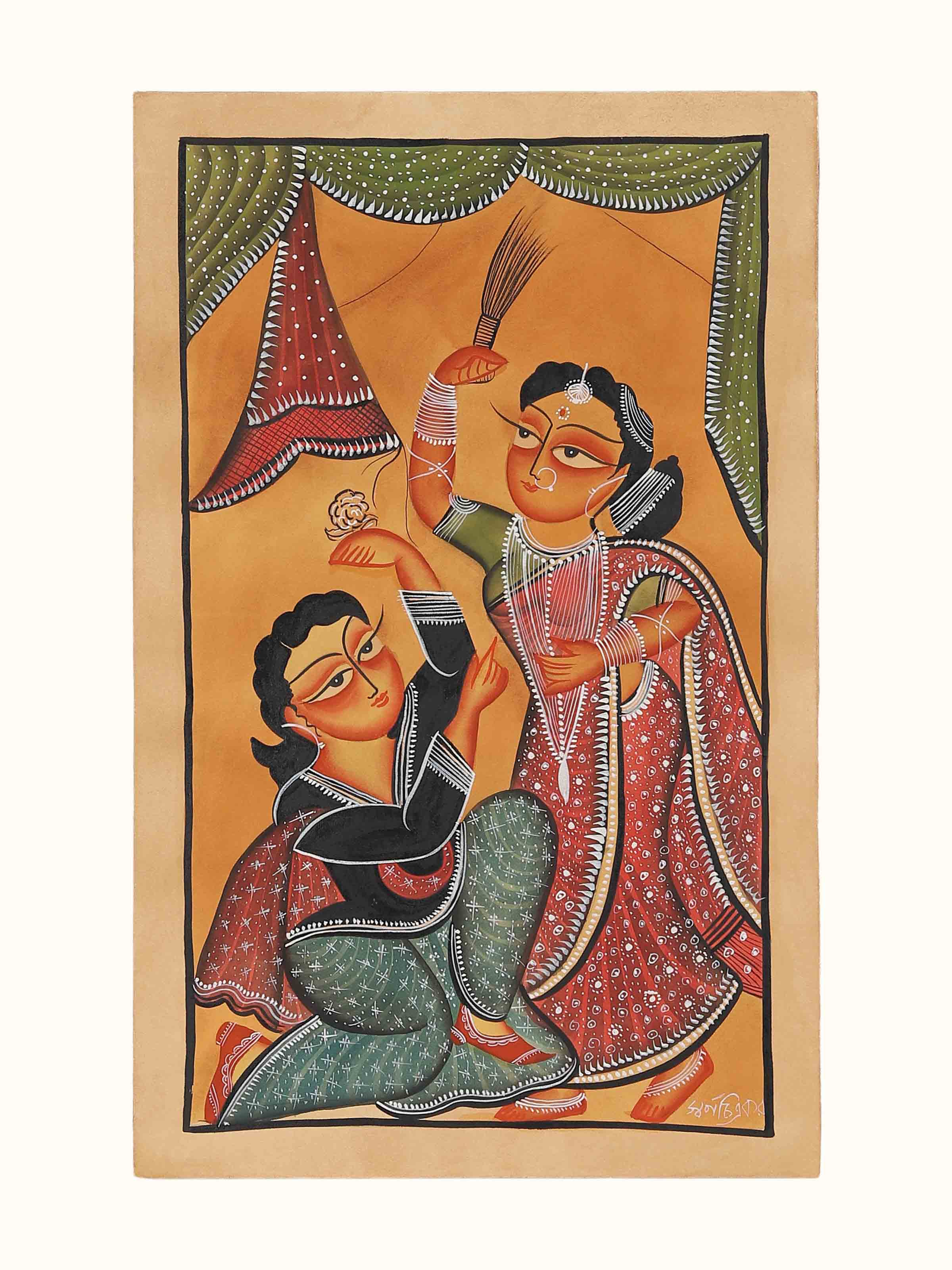 Babu Culture Kalighat Painting