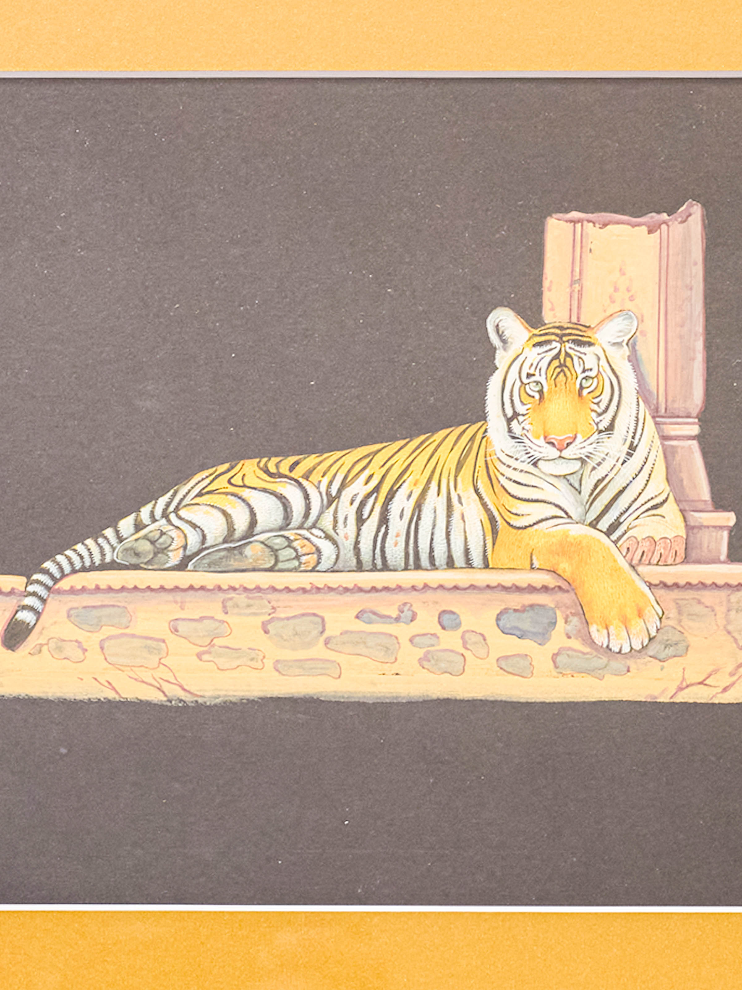 Tiger Miniature Painting