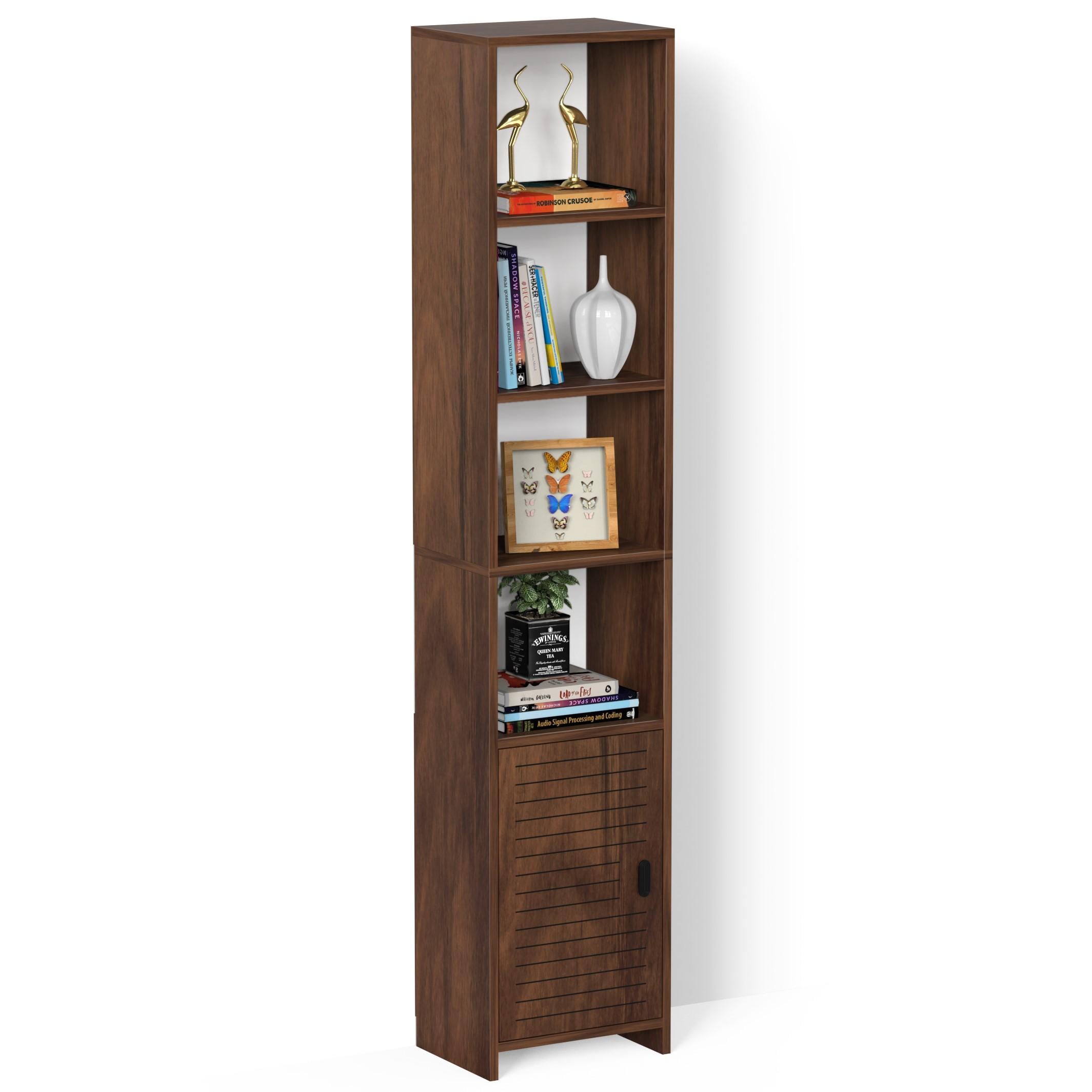 Barnia Engineered Wood Bookshelf In Brown Maple Finish
