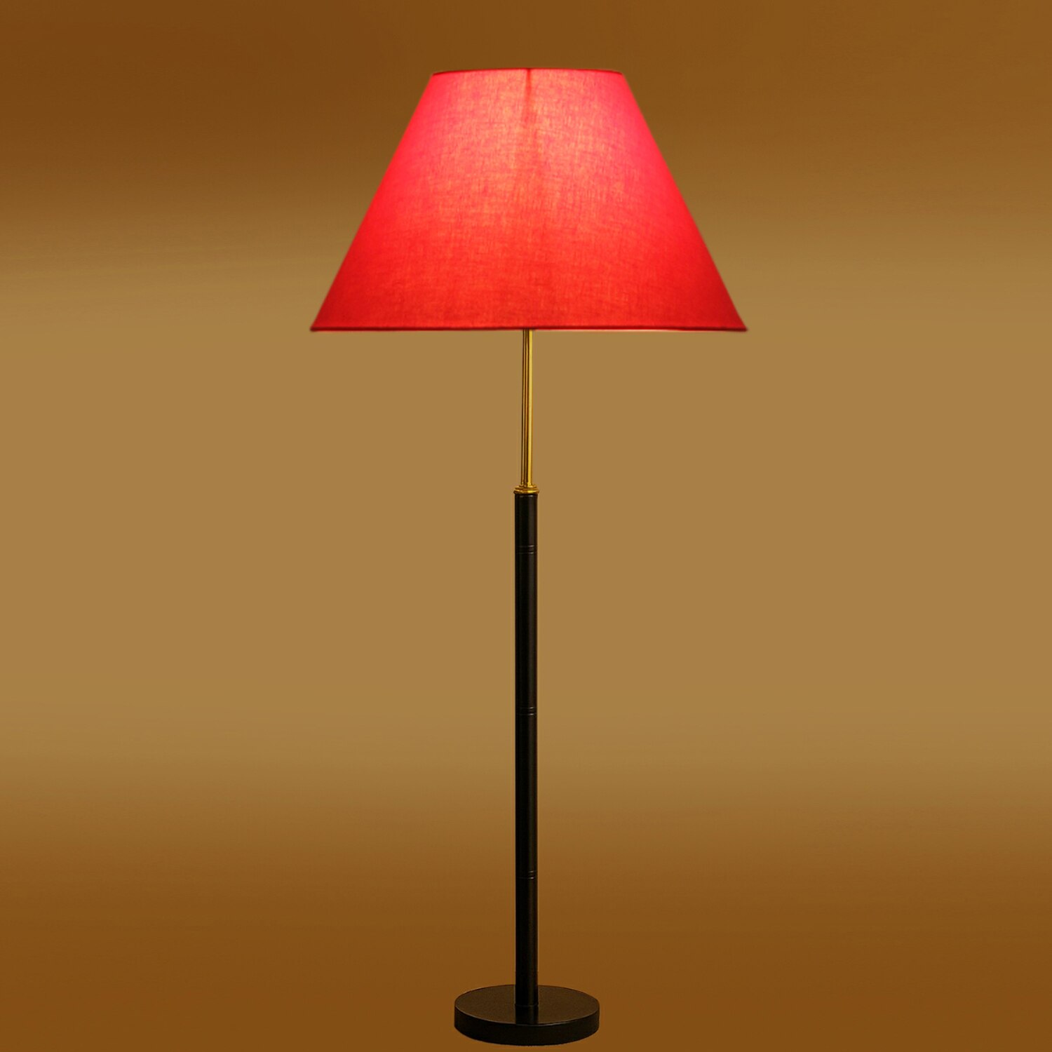 Devansh Wood & Metal Floor Lamp