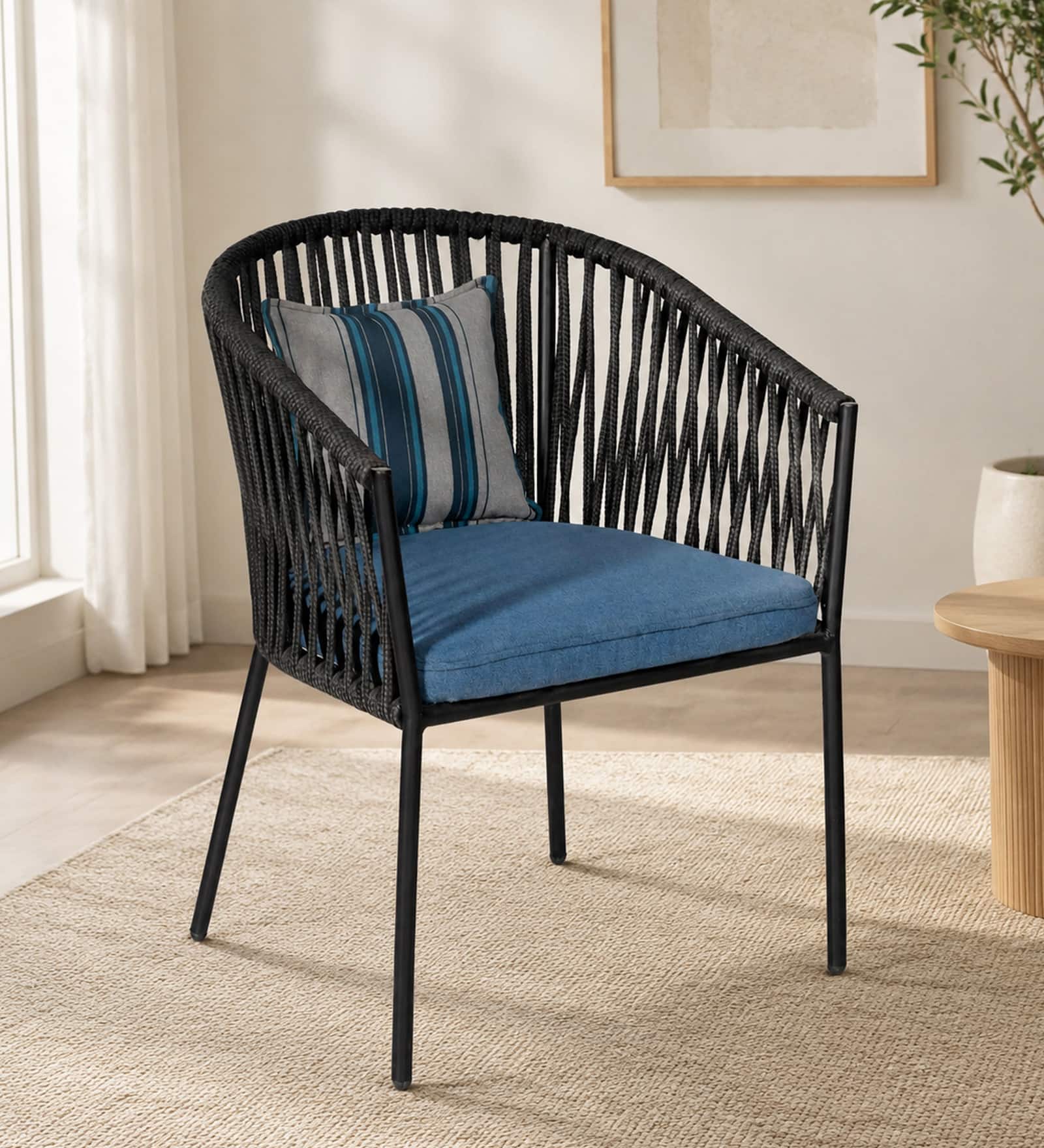 Garden Retreat Chair In Black Finish