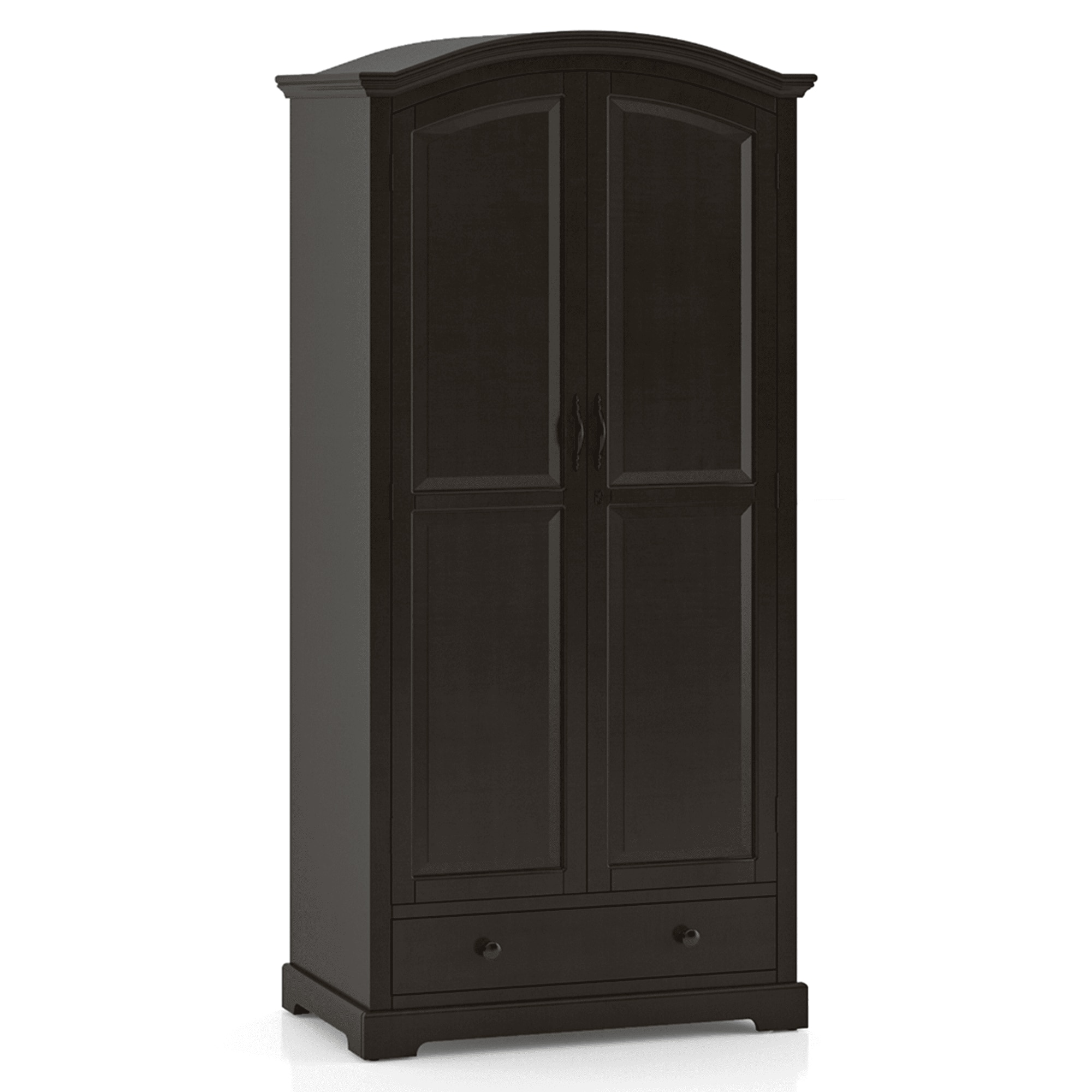 Alexandra 2 Door Wardrobe in American Walnut Finish