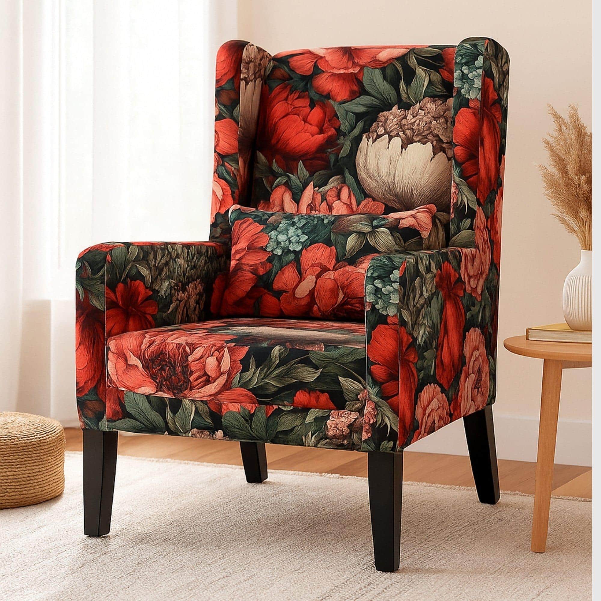 Rosabelle Wing Back Chair in Multi Colour