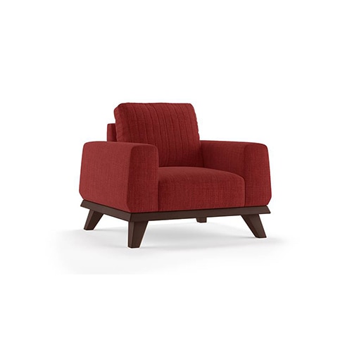 Granada Sofa Set (Colour: Salsa Red, Seater: 3+2+1)