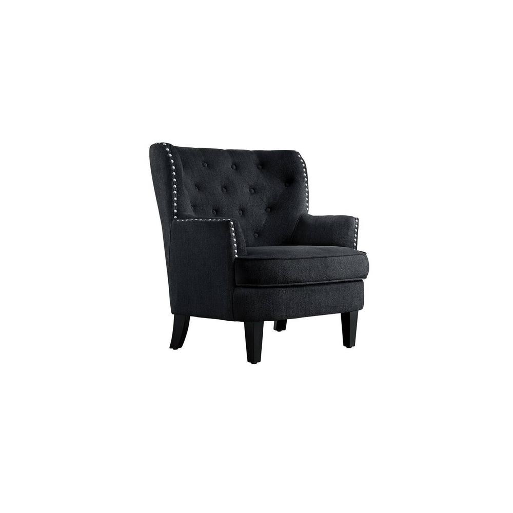 Brogen Accent Chair in Black Colour