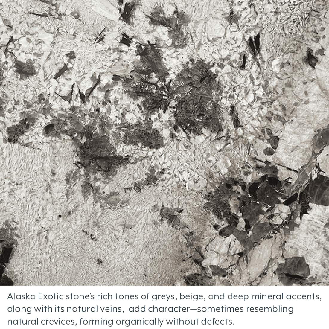 Lunar Alaska Exotic Stone 4 Seater Dining Table with Rickman Lounge Chair Set