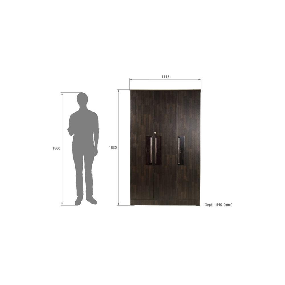 Kate 3 door Wardrobe