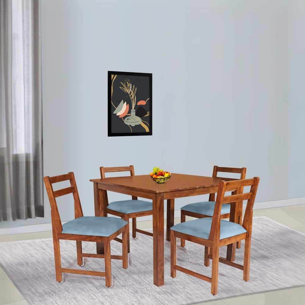 nobilic solid wood  4 seater Dining table in  Provincial Teak