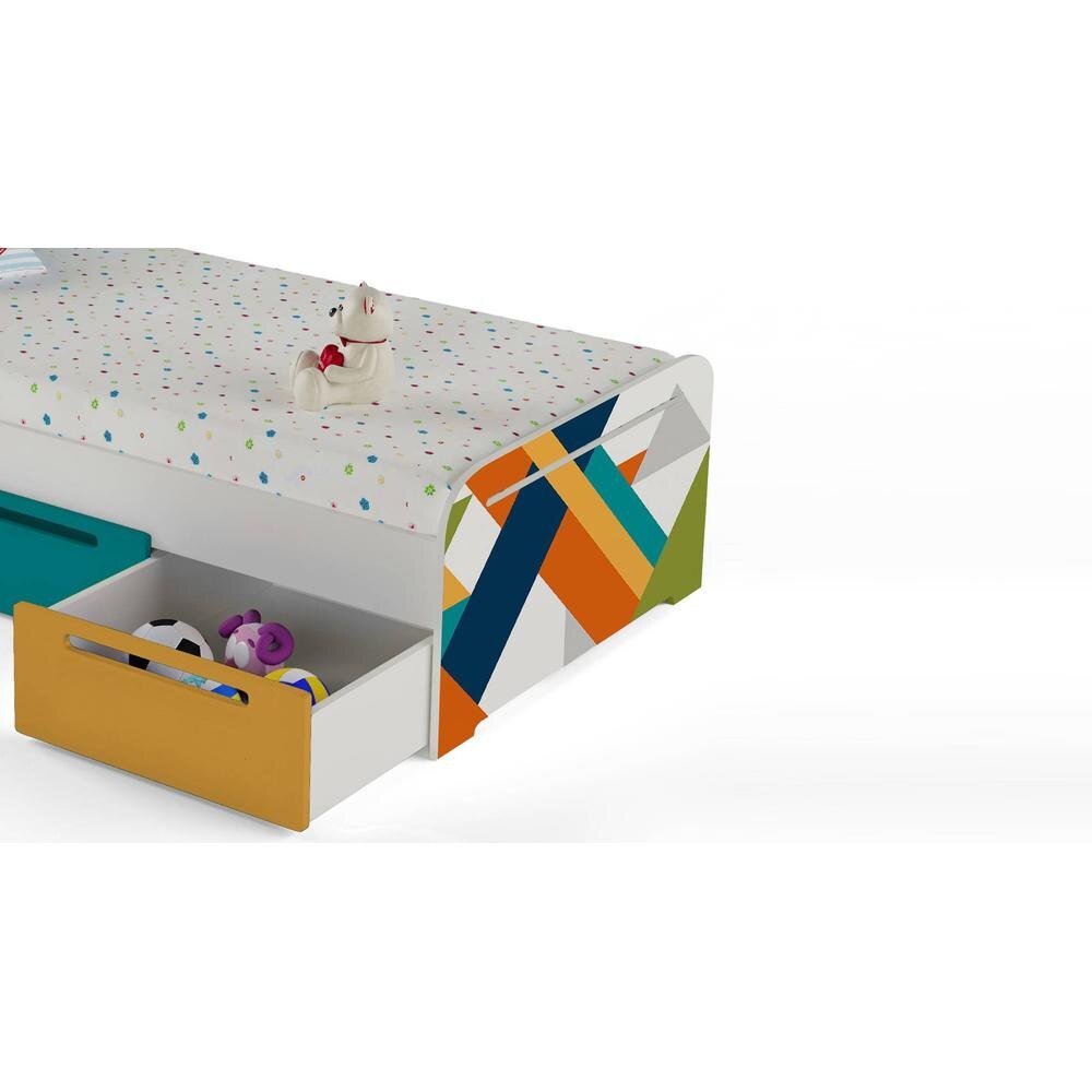 Simply Perfect Engineered Wood Drawer Storage Bed in Multi Colour Colour