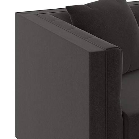 Windsor Sofa Set (Colour : Pebble Grey , Seater : 2+1+1)