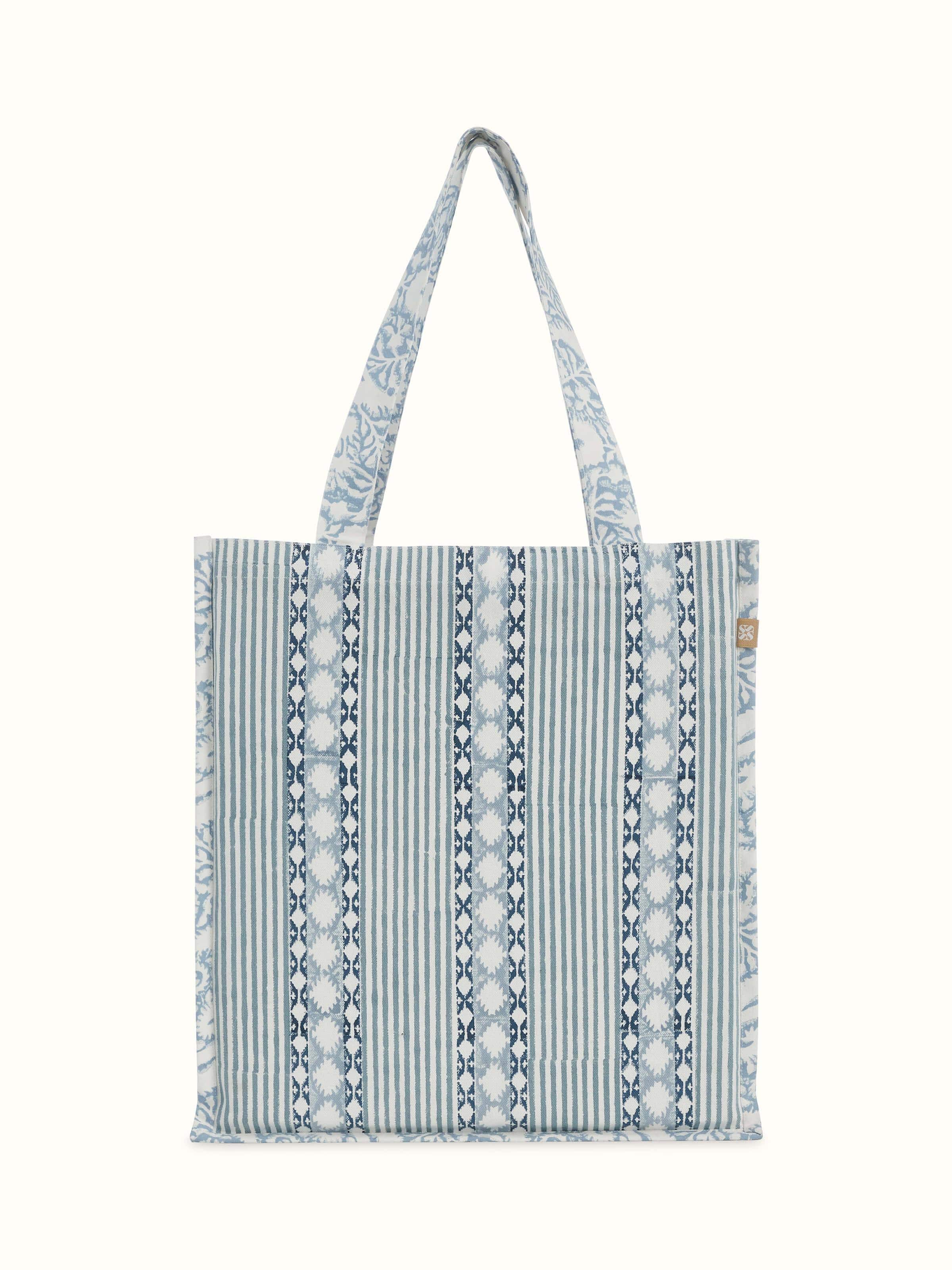 Canvas Hand Block Printed Handbag