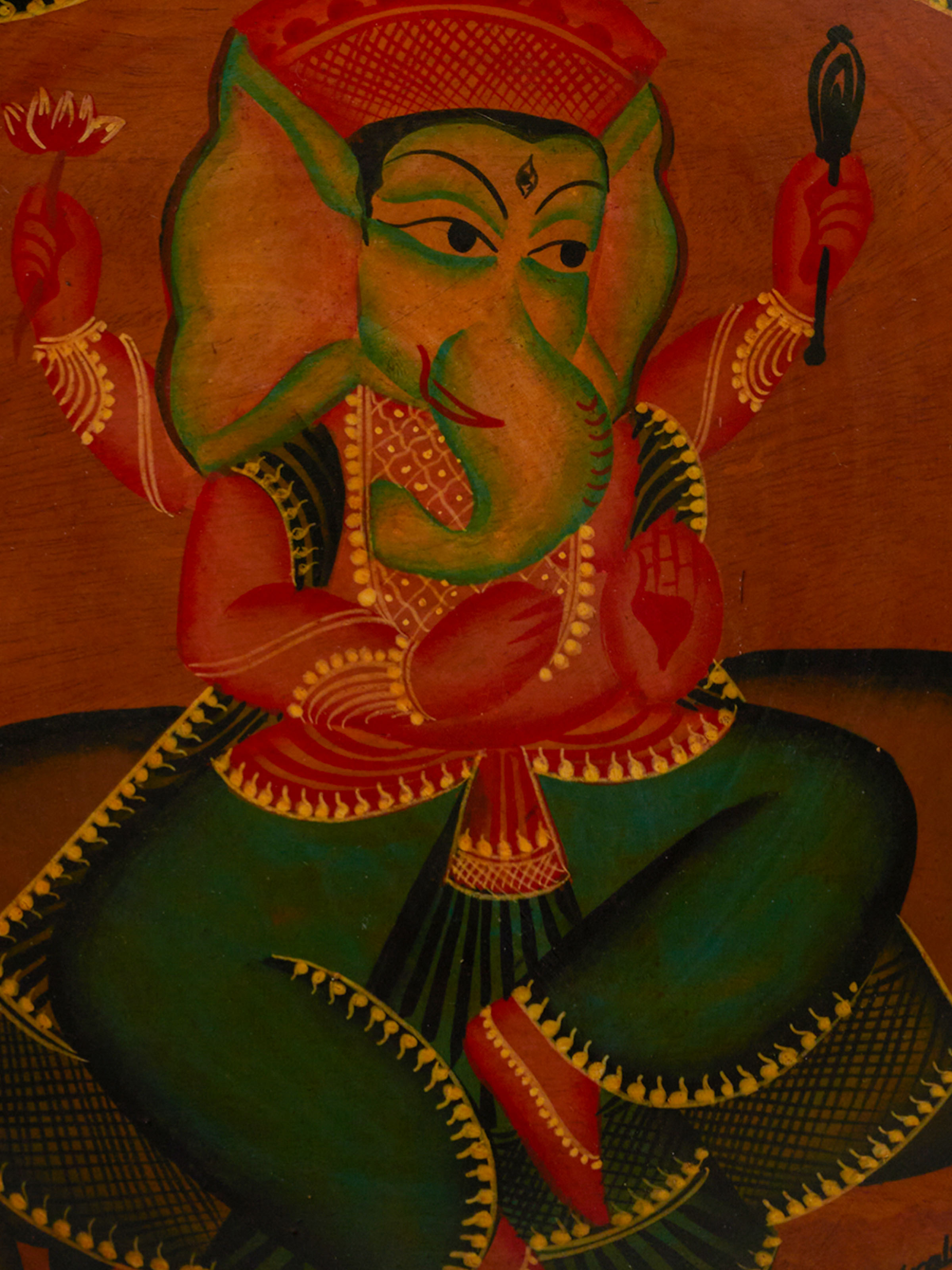 Kalighat Ganesha Display Plate
