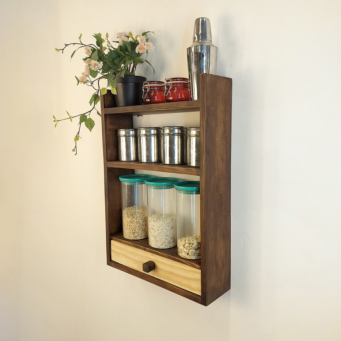 Elise Wooden Kitchen Storage Rack
