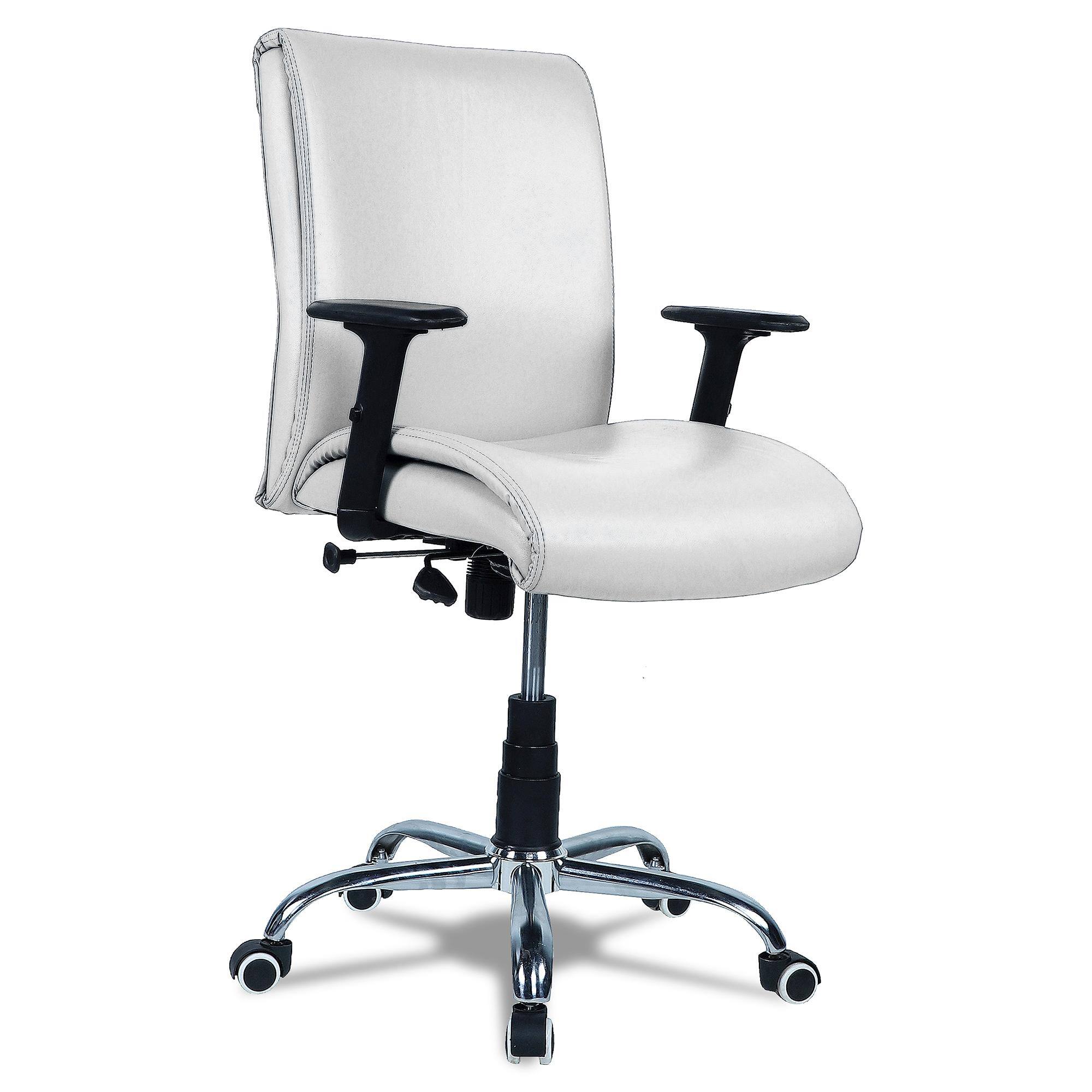 Teaauras High Back Executive Chair in White Colour