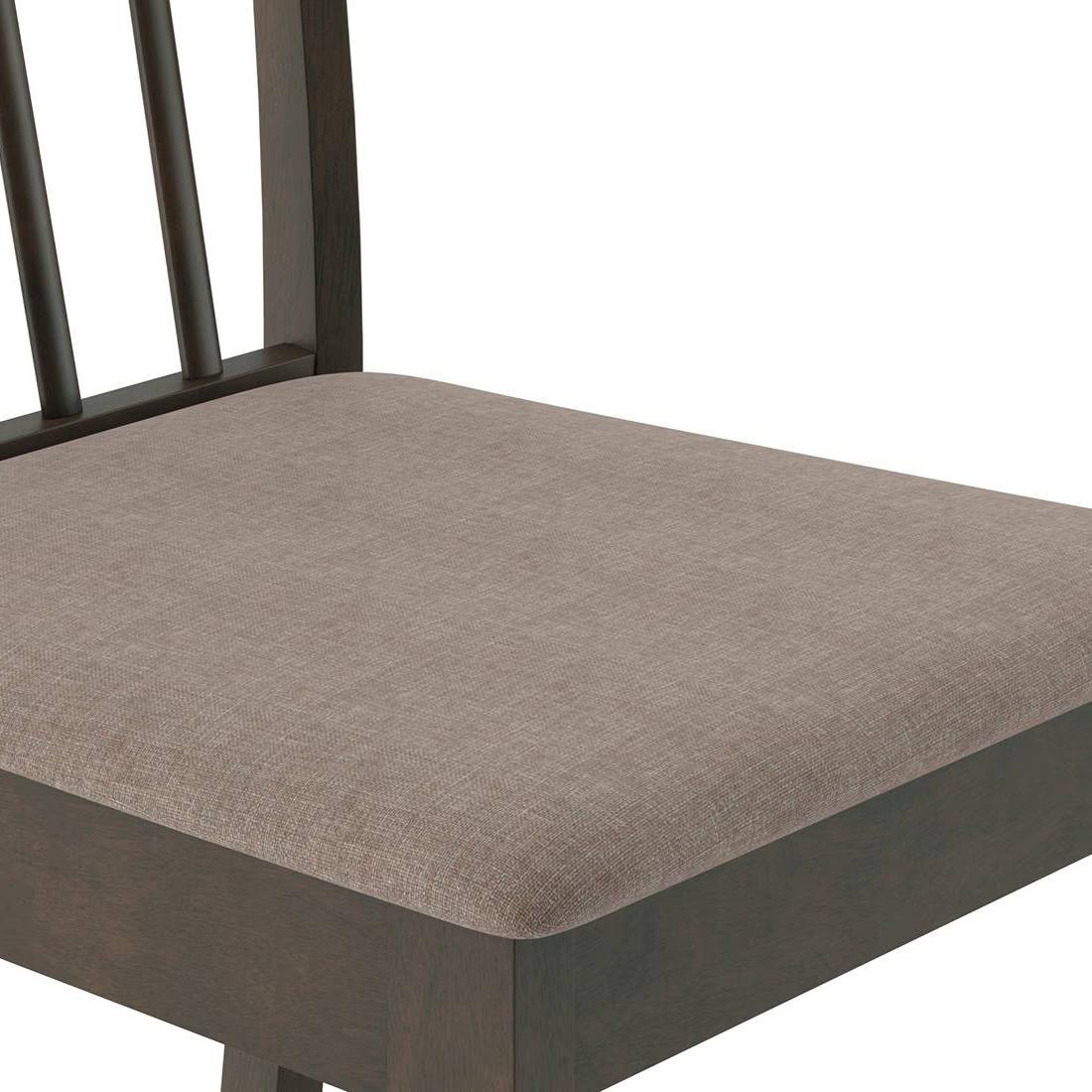 Ava 4 Seater Dining Table Set in Umber Walnut Finish