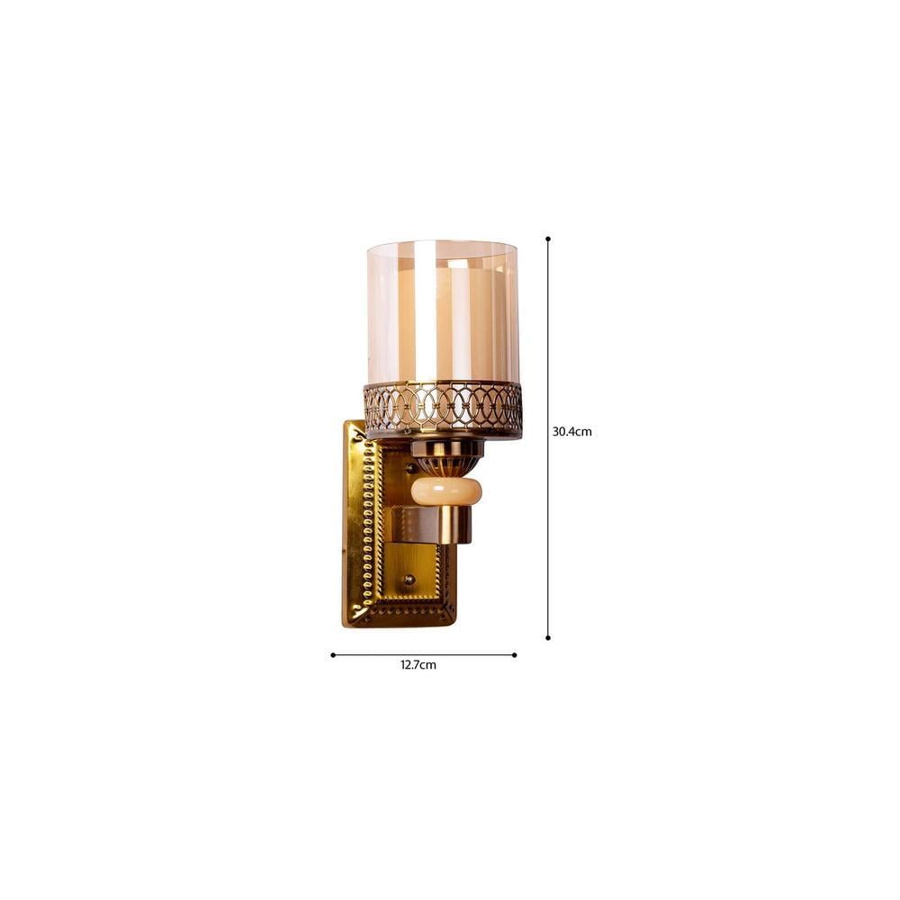 Colfax Designer Trim Double Glass Wall Light
