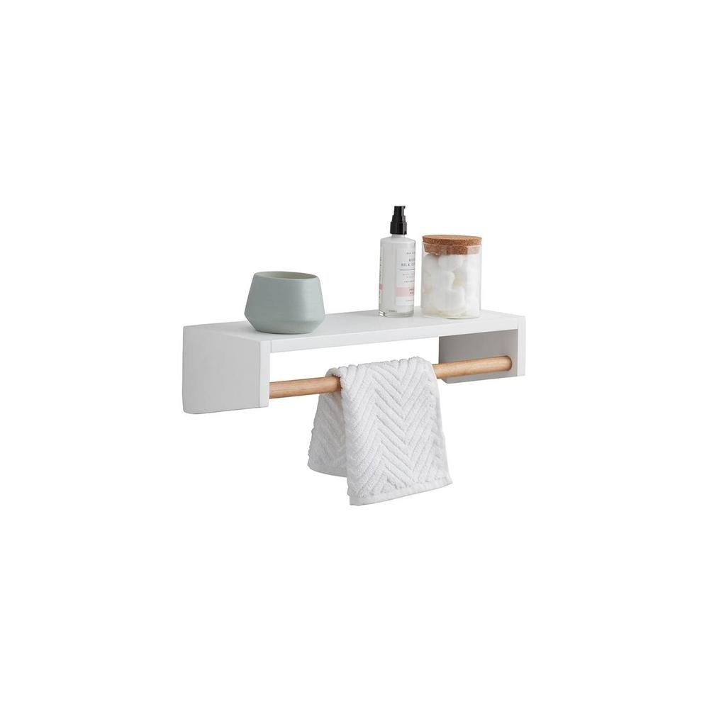 WOODENMOOD Rectangular Wall Rack