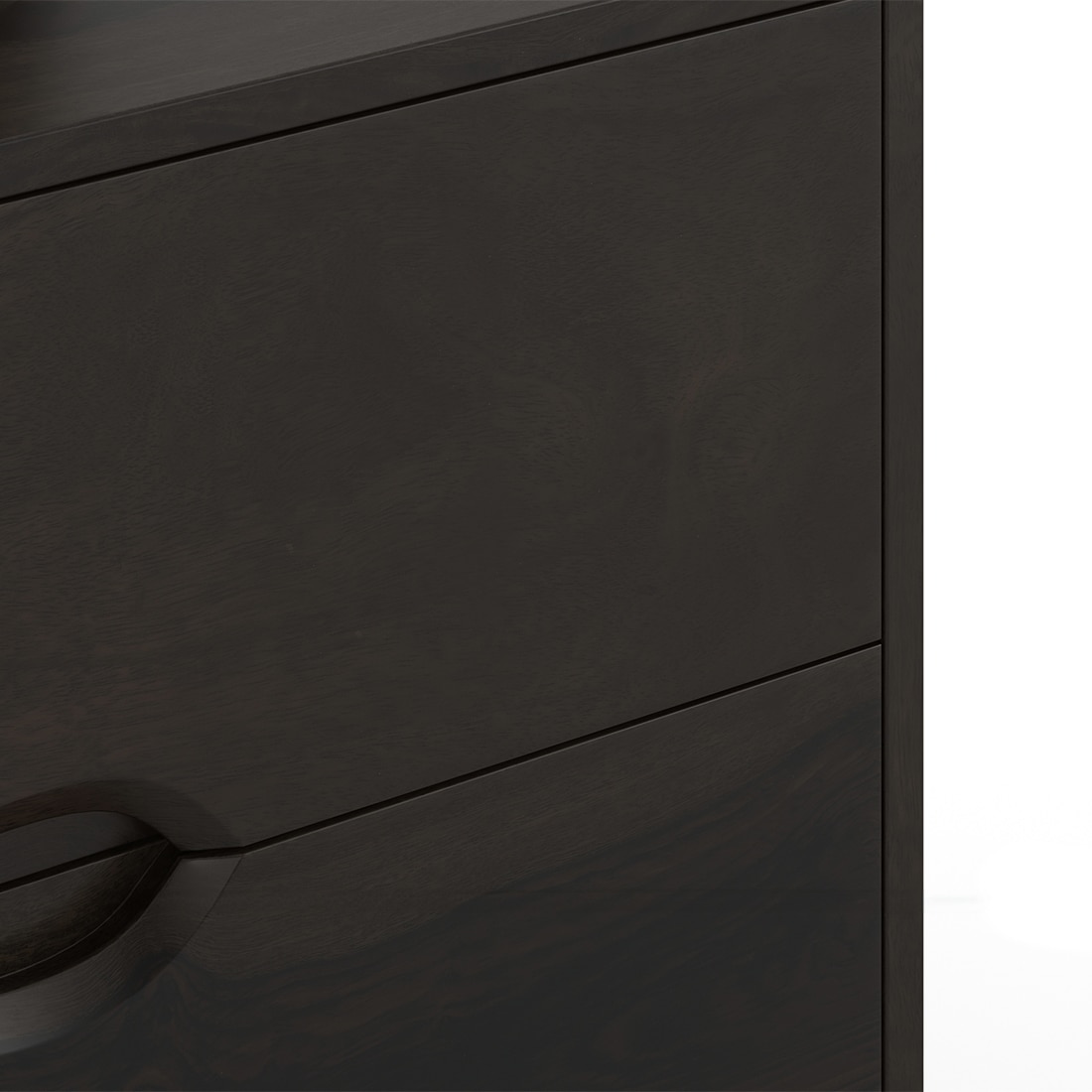 Zephyr Dresser with Mirror Finish- American Walnut