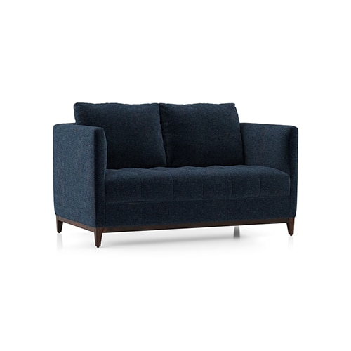 Florence Premium 2 Seater Fabric Sofa in Cobalt Colour - Urban Ladder