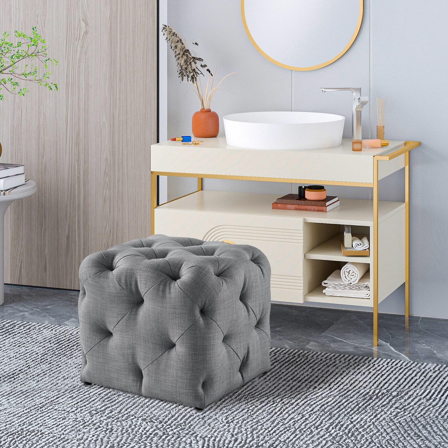 Cloud Fog Pouf - Nestroots