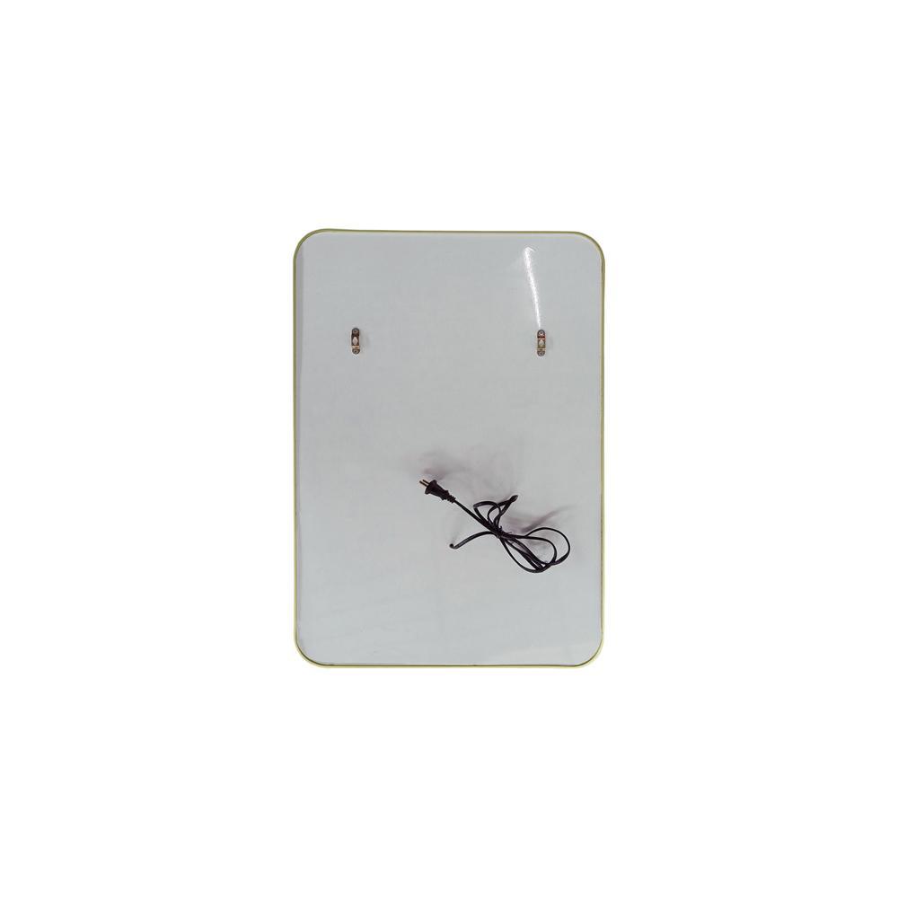 Aluminium LED Rectangular Decorative wall mirror by elegant arts and frames (Mirror size 500X700mm)