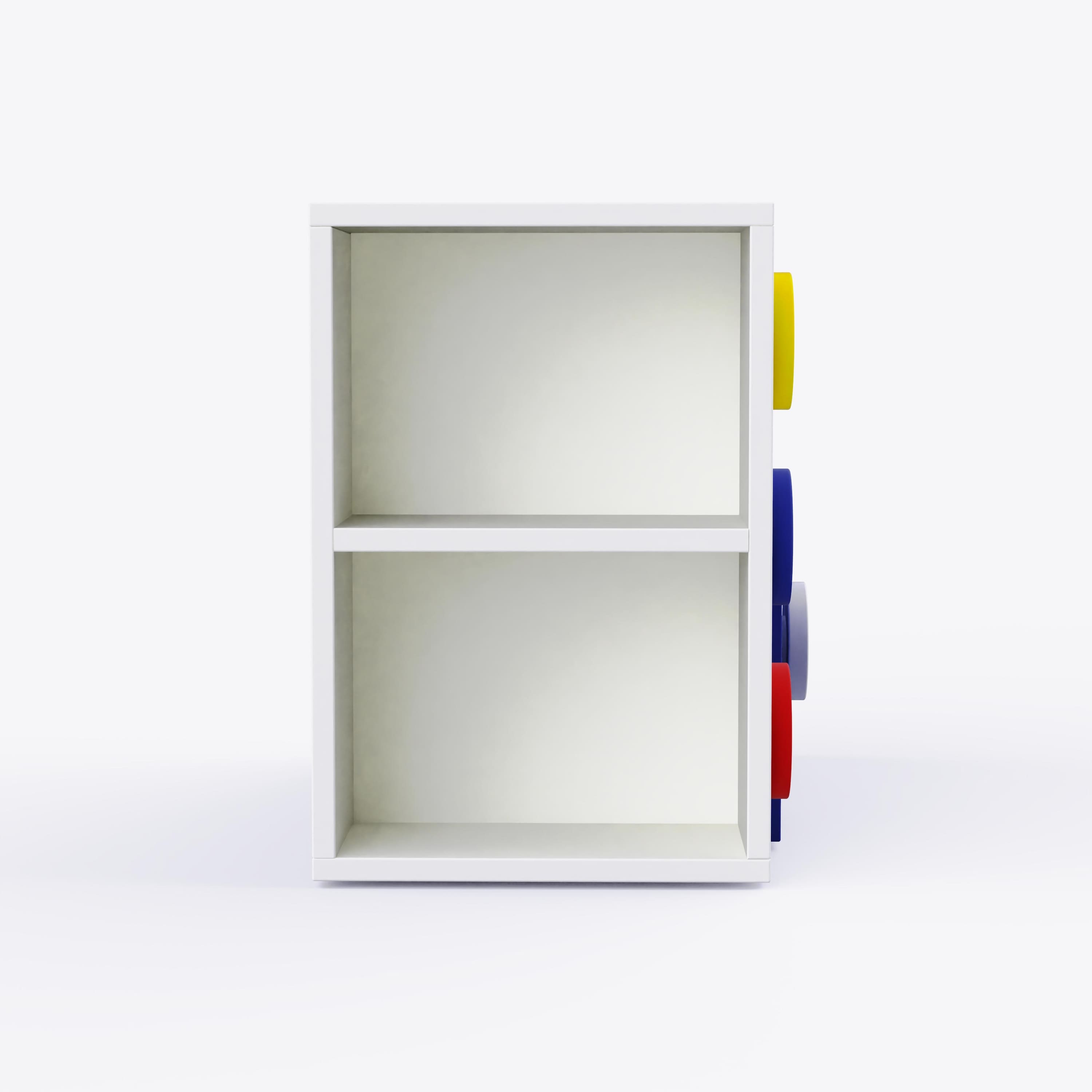 Building Blocks Storage Unit In White & Blue Colour