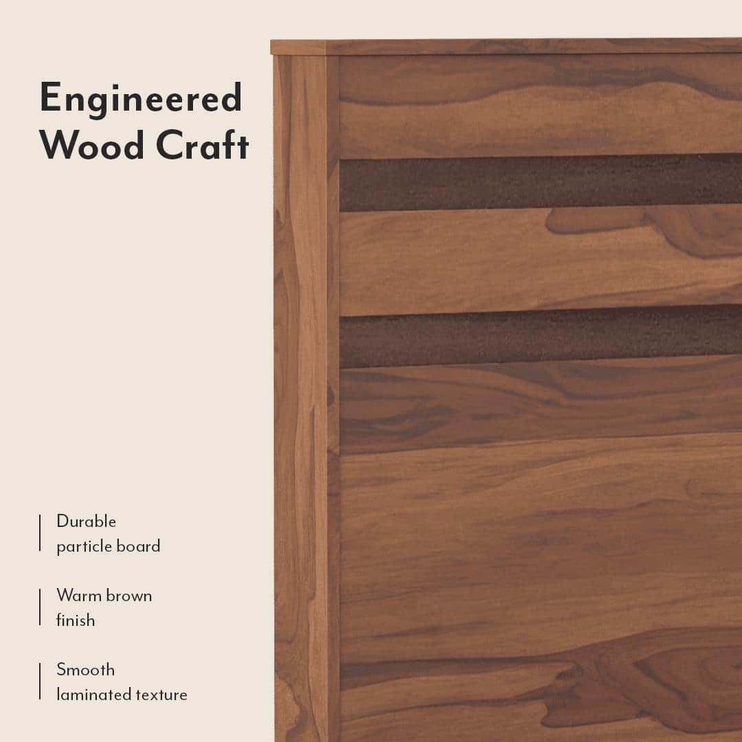 Rodrigues King Size Box Storage Bed In Sheesham Paper Finish