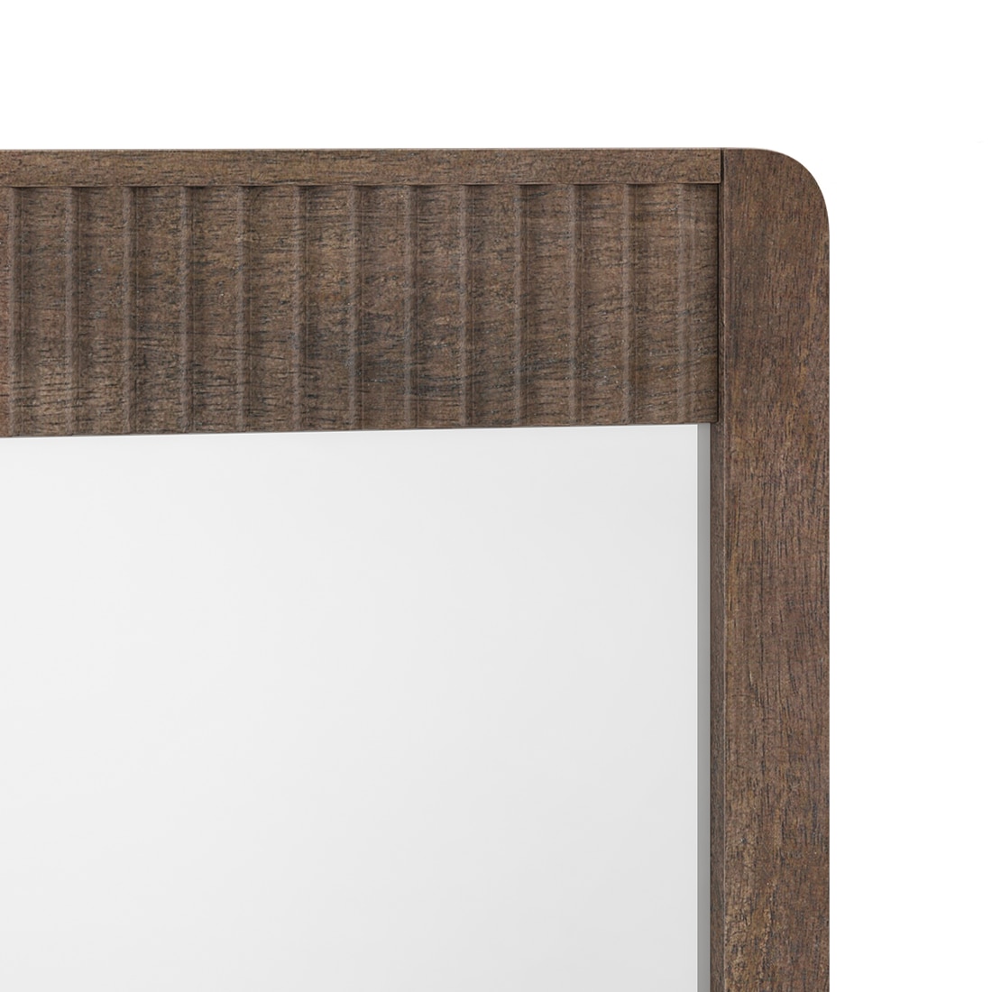Toledo Solid wood Mirror Frame In Danish Walnut Finish