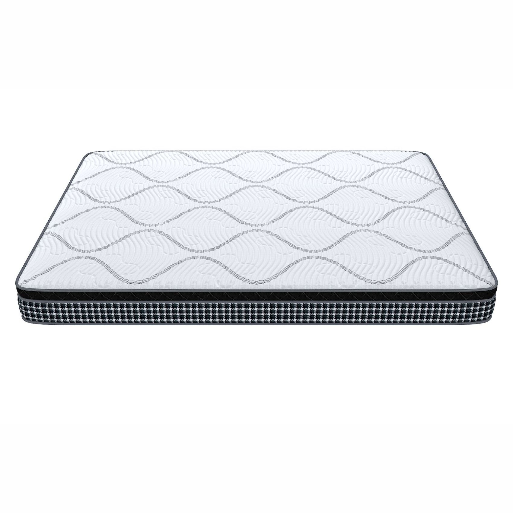 Relax Pillow Top With ISPT Technology 6 Inch Queen Size Hybrid Memory Foam and Pocket Spring Mattress (78X66 Inches), No Partner Disturbance, SoftRelax Comfort, with PU Foam