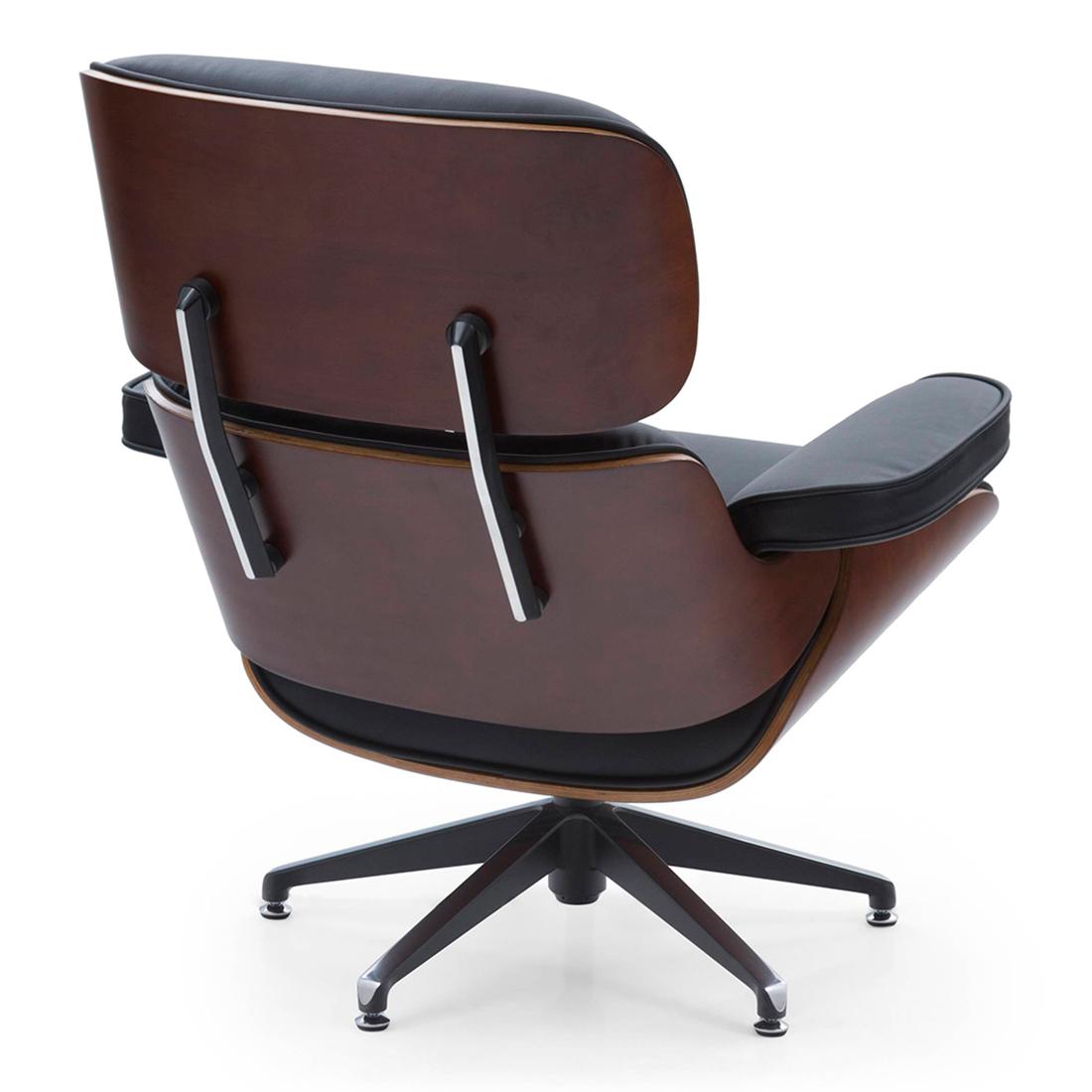 1956 Lounge Chair in Leatherette Black Colour