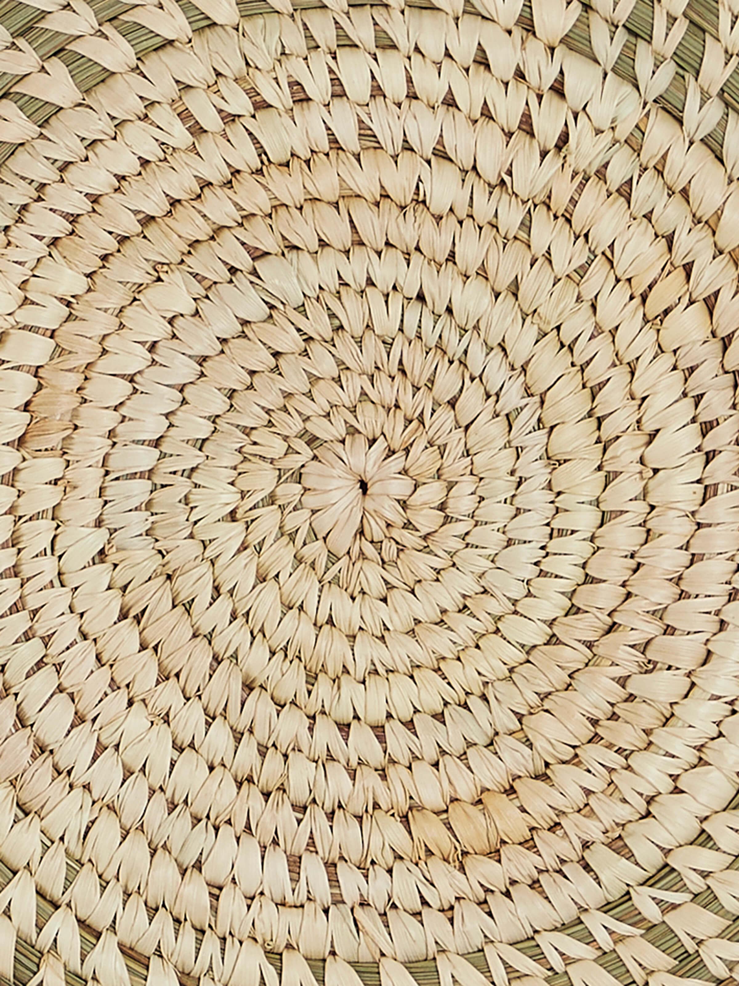Side angle emphasizing the craftsmanship and thickness of the mats