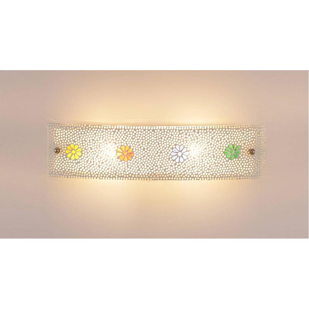 Jay Multicolour Glass Wall Light