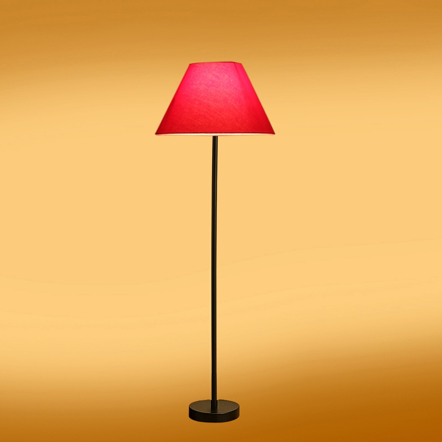 Devansh Wood Floor Lamp