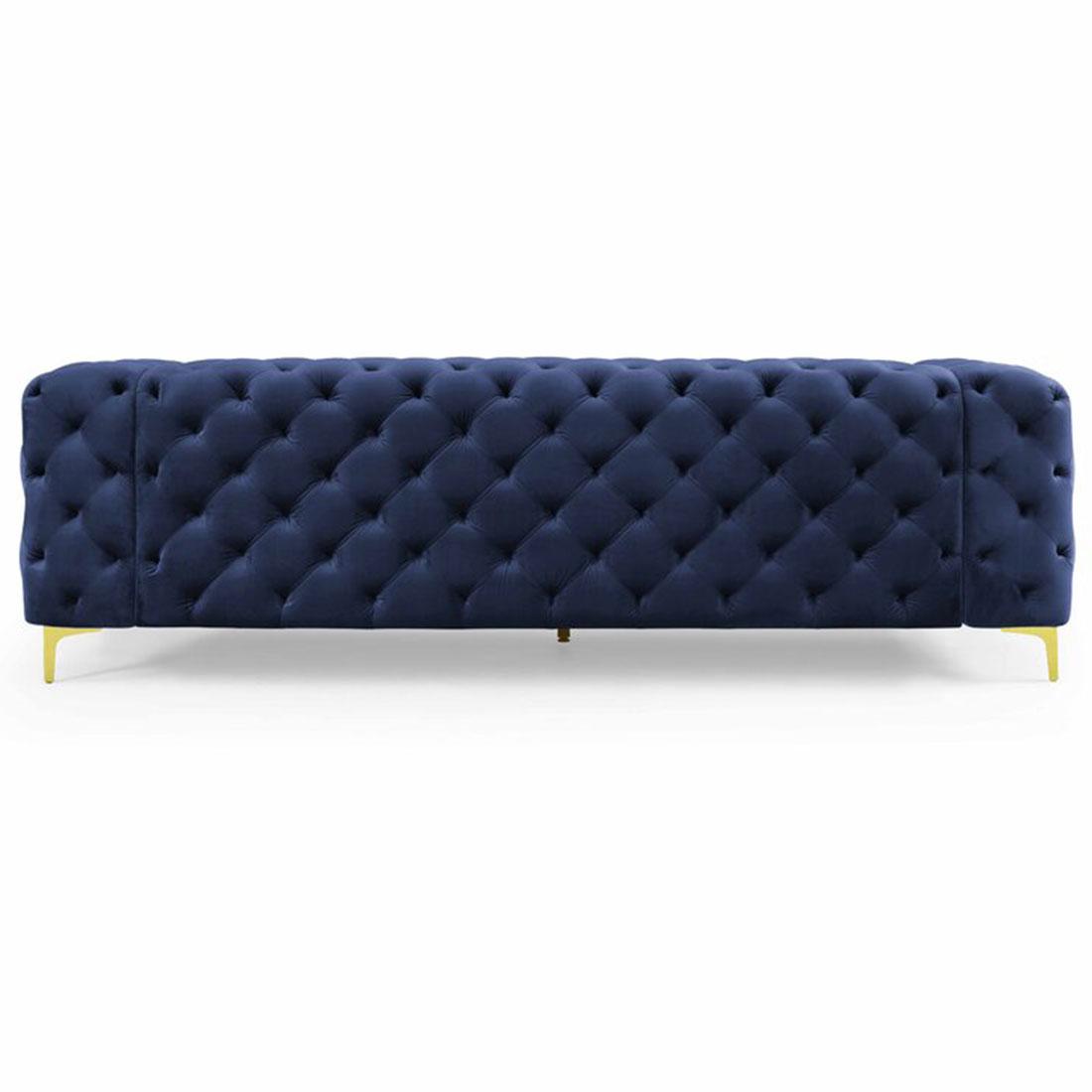 Cherish Fabric Sofa - Navy Blue