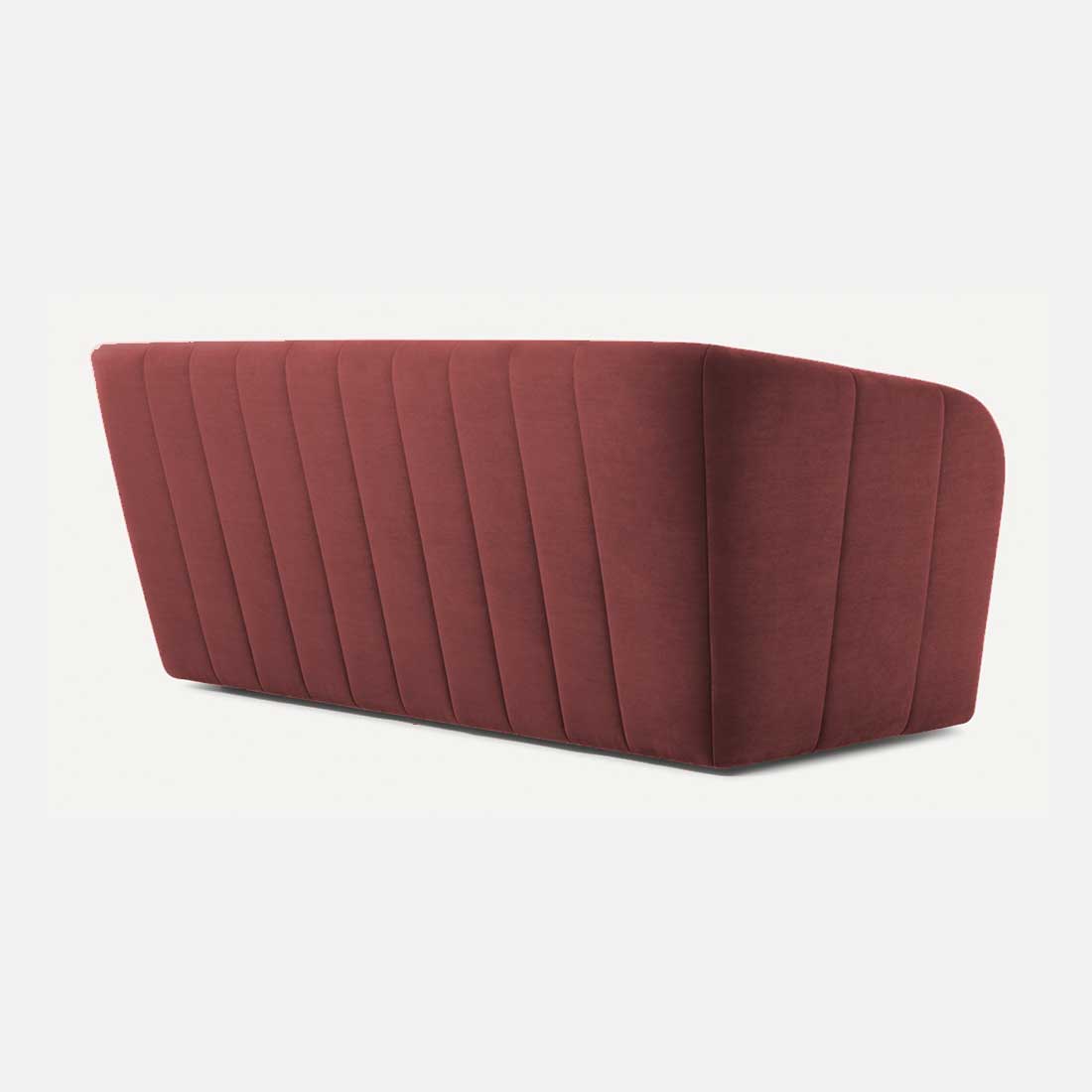 Candler Fabric Sofa (Pink)