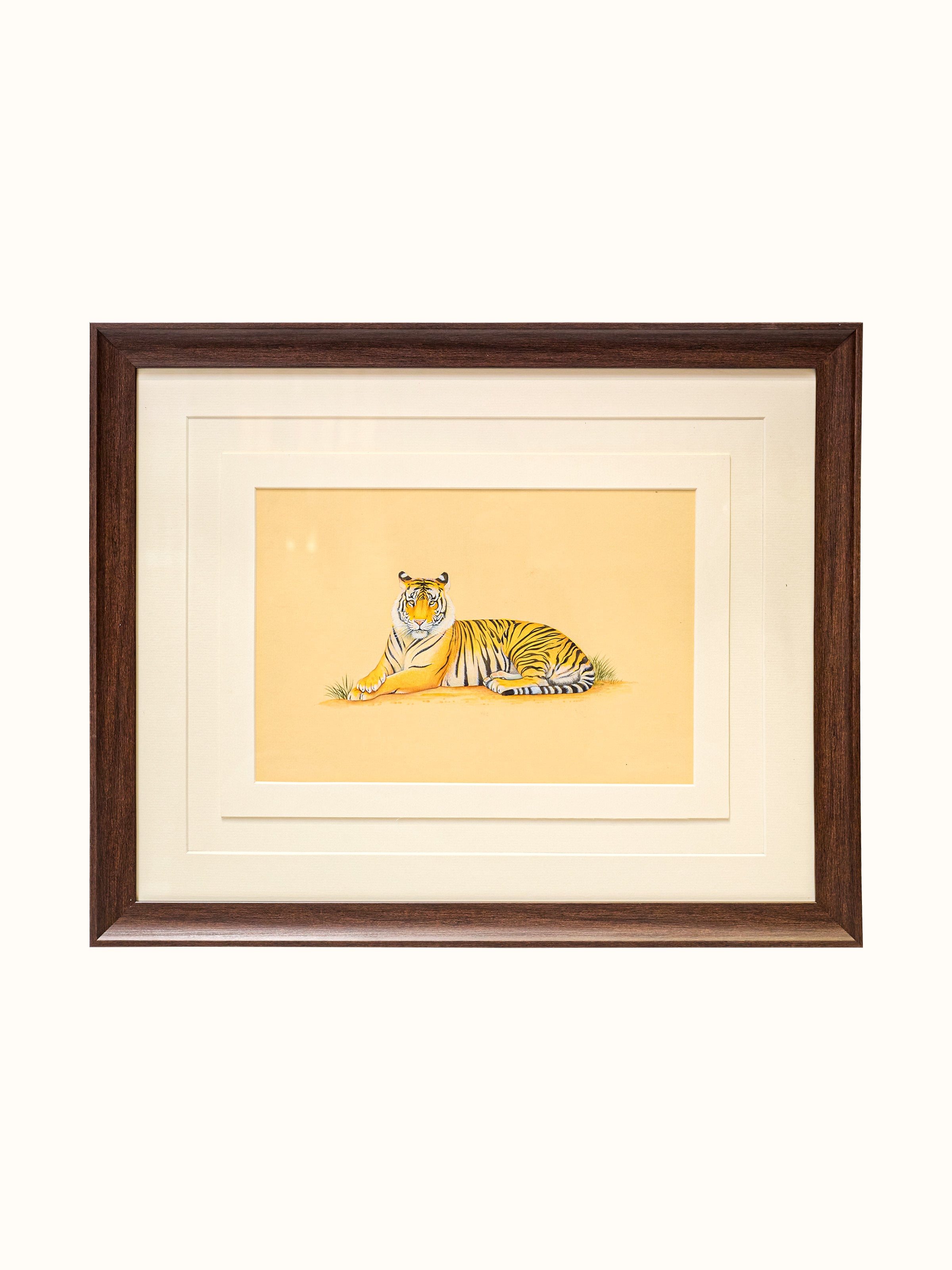 Tiger Miniature Painting