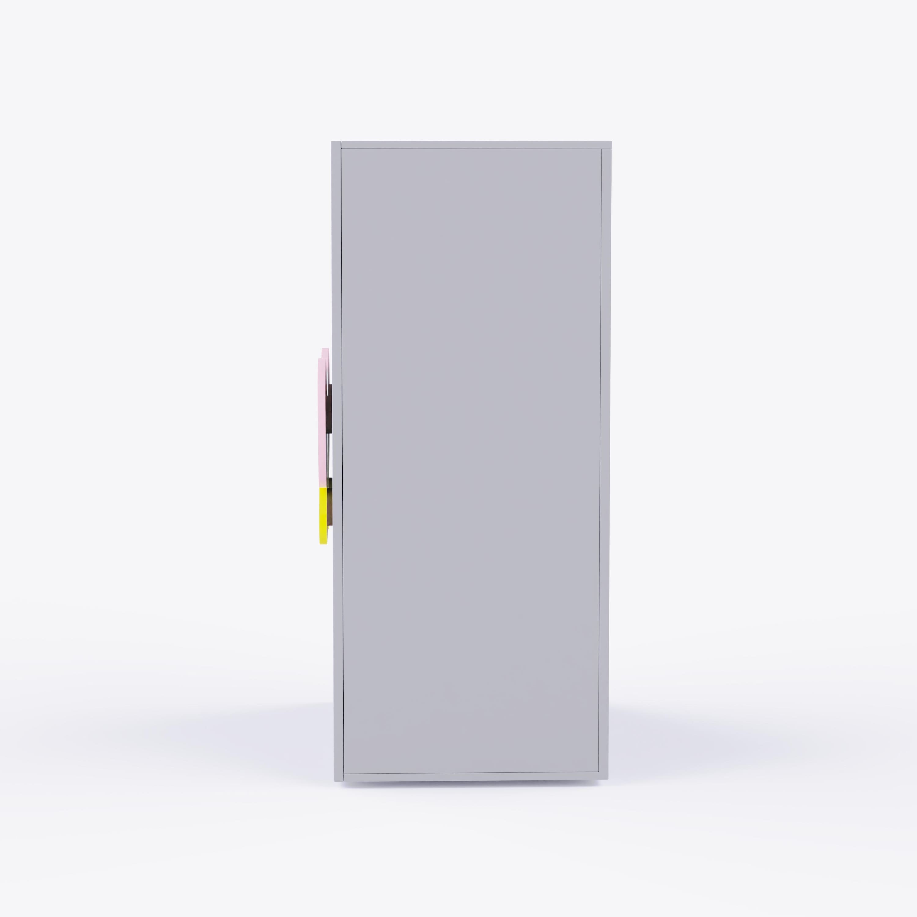 Fly Away Cabinet Storage In Light Grey Colour