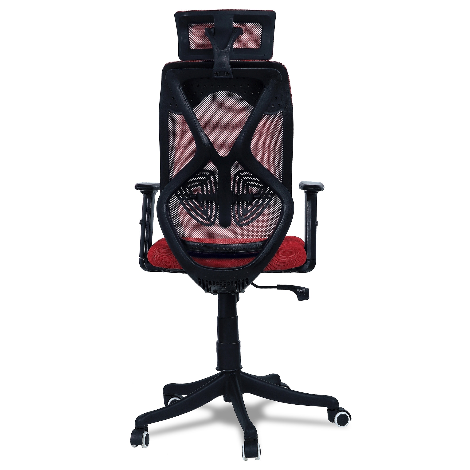 Zeeazyana High Back Ergonomic Chair in Red Colour