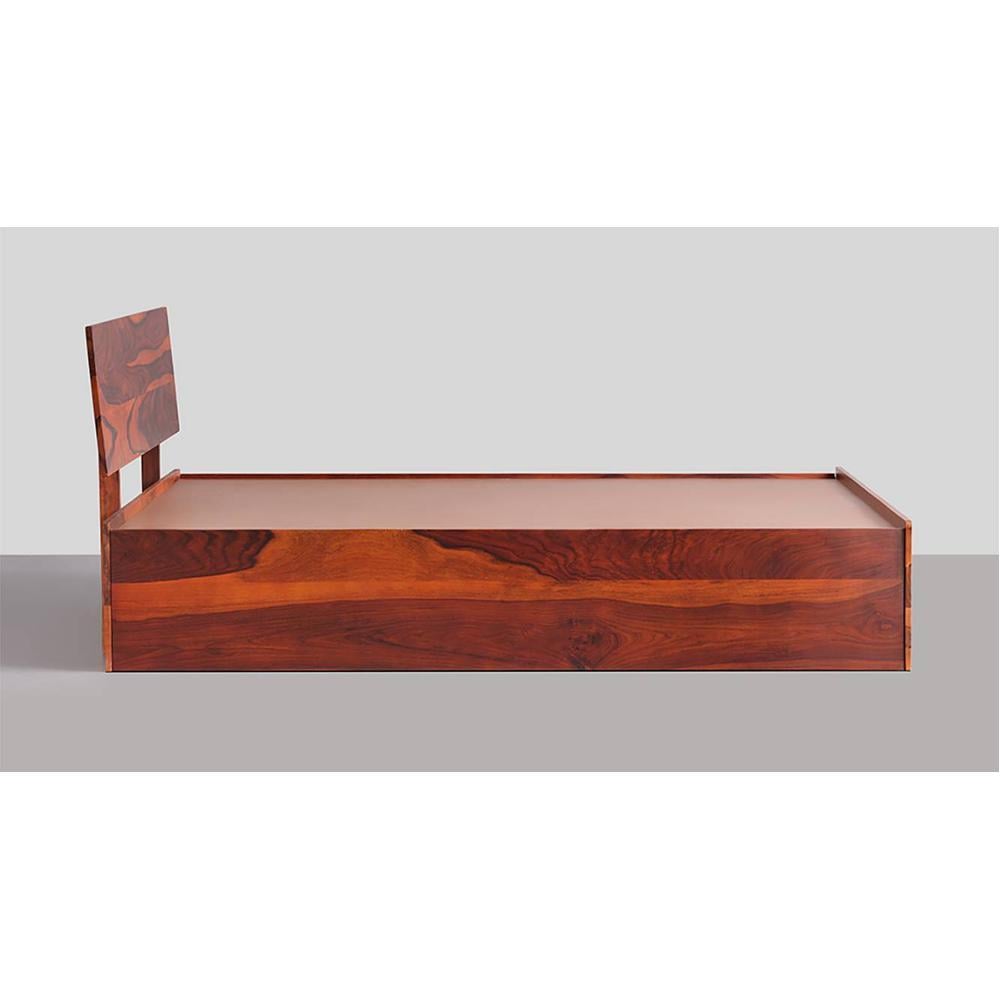 Sleepyhead Bed Gs | Premium Solid Sheesham Wood Queen Size Bed With Box Storage (Honey Brown)