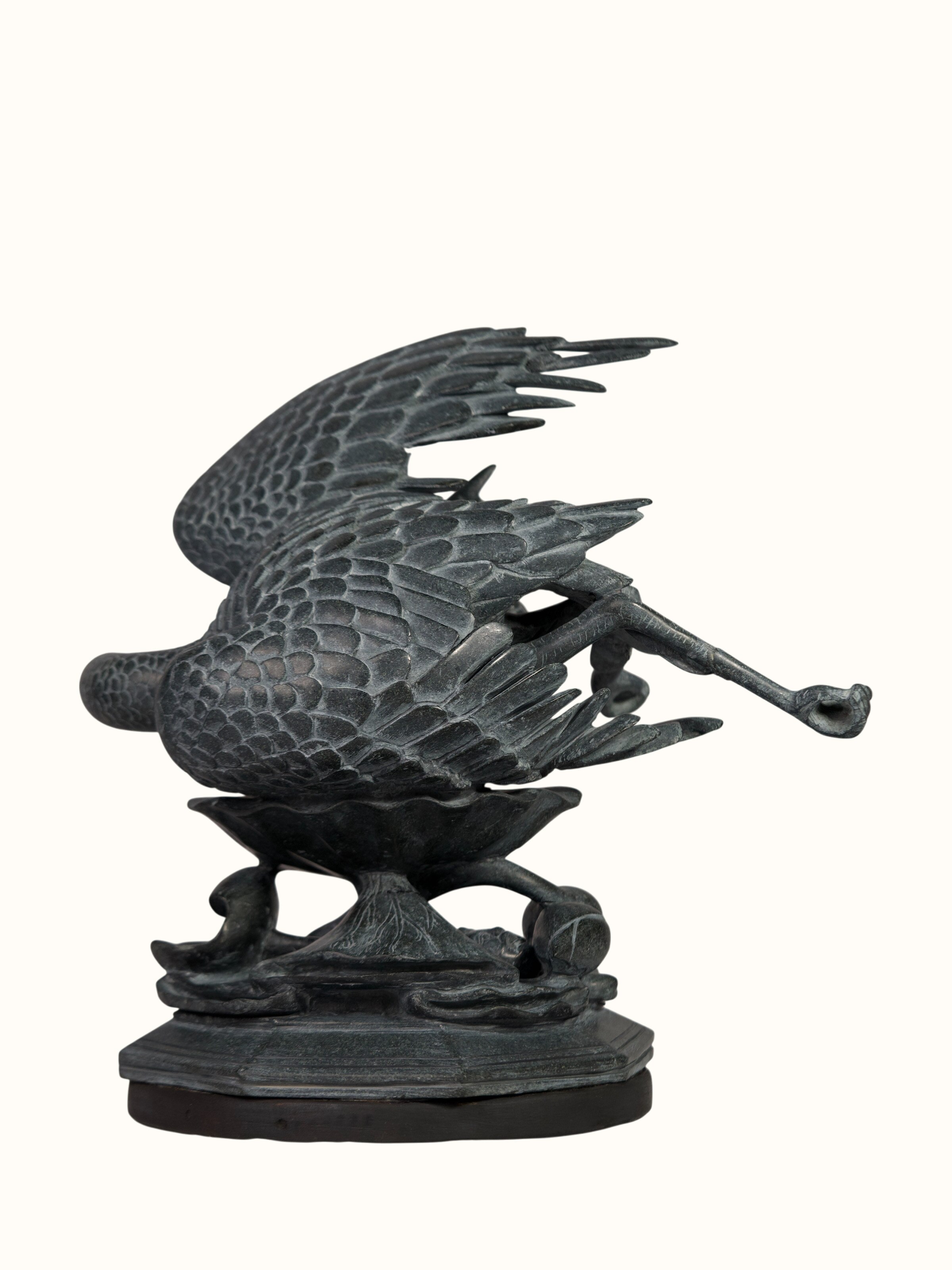 Stone Carved Bakasura Baddha Idol